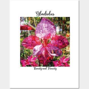 Gladiolus Birth Month Flower August Posters and Art